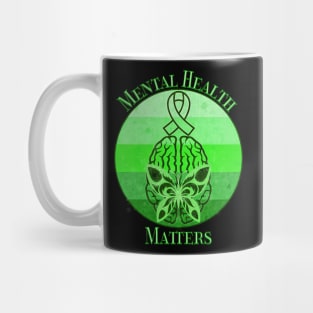 Mental Health Awareness Mental Health Matters Retro Sunset Mug